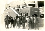 [1921-03-18] Thirteen African American Men, in Hotel Uniform, Outside of Flamingo Hotel (Miami Beach, Fla.)