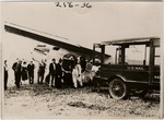 First Airmail Plane Arrives at Airport