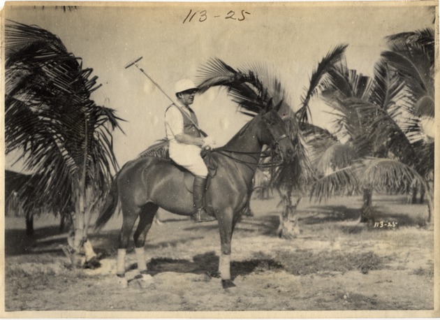 John Herty on Polo Pony (Miami Beach, Fla.)
