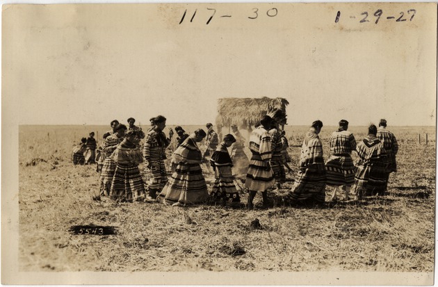 Seminoles at Forward to the Soil Ceremony