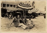 [1920] Family Seated in the Sand on Miami Beach