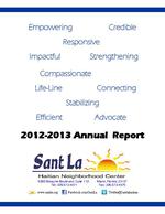 Sant La 2012-2013 Annual Report