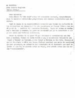 Letter to Monstruo Juan Antonio Pugliese from Jose Luis