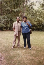 [1988] Niara Sudarkasa with an unidentified man