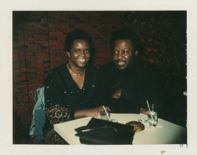 Niara Sudarkasa with Tyrone Davis Shaw