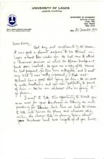 [1990-12-20] Correspondence with I.A. Adalemo