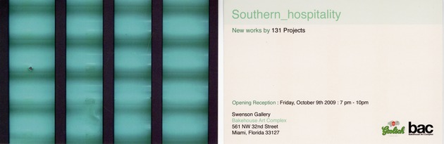 Southern_hospitality: New works by 131 Projects
