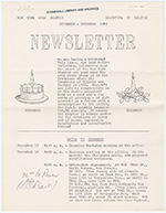 [1959-11-12] Daughters of Bilitis New York Chapter Newsletter - November/December 1959