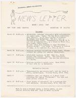 Daughters of Bilitis New York Chapter Newsletter - March/April 1960