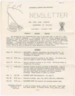 Daughters of Bilitis New York Chapter Newsletter - September/October 1960