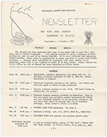 [1960-09-10] Daughters of Bilitis New York Chapter Newsletter - September/October 1960