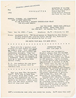 Daughters of Bilitis New York Chapter Newsletter - May 1962