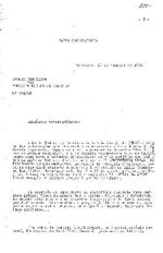 Carta Convocatoria / Letter to Cardeal Antonio Samore