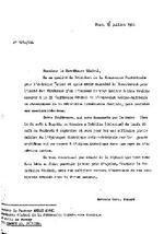 [1968-07-18] Letter to Monsieur le Pasteur Andre Appel From Antonio Card. Samore