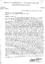 [1968-07-25] Letter to Monsenor Emilio Plinio Monni From Jorge Mejia