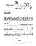 Letter to Anibal Munoz Duque