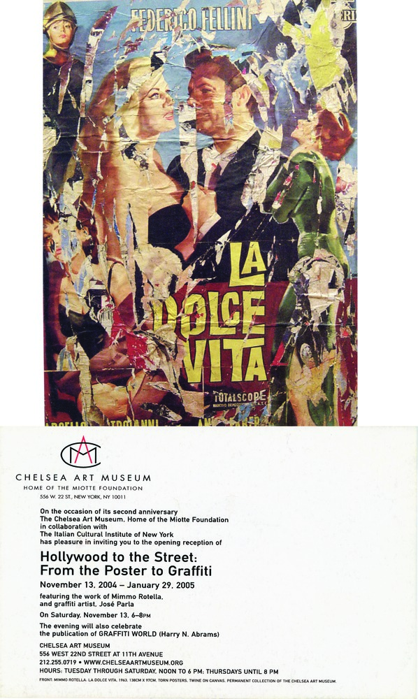 Hollywood to the Street: From the Poster to Graffiti