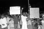 Haitians protest at the Winn Dixie