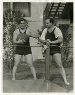 [1930] Al Capone in a wrestling suit
