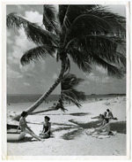 [1955] Crandon Park beach.
