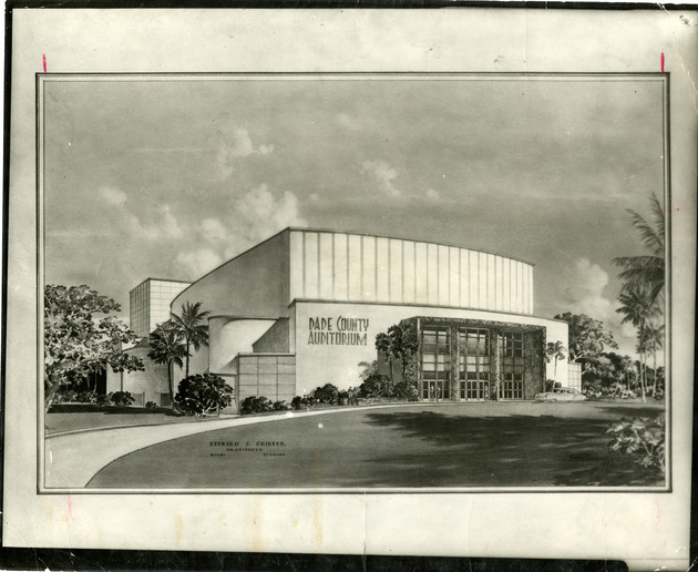 Rendering of Dade County Auditorium