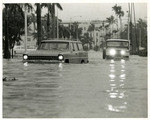 Flooded street scene