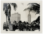 [1940/1949] Alcazar Hotel and Freedom Tower from Bayfront Park