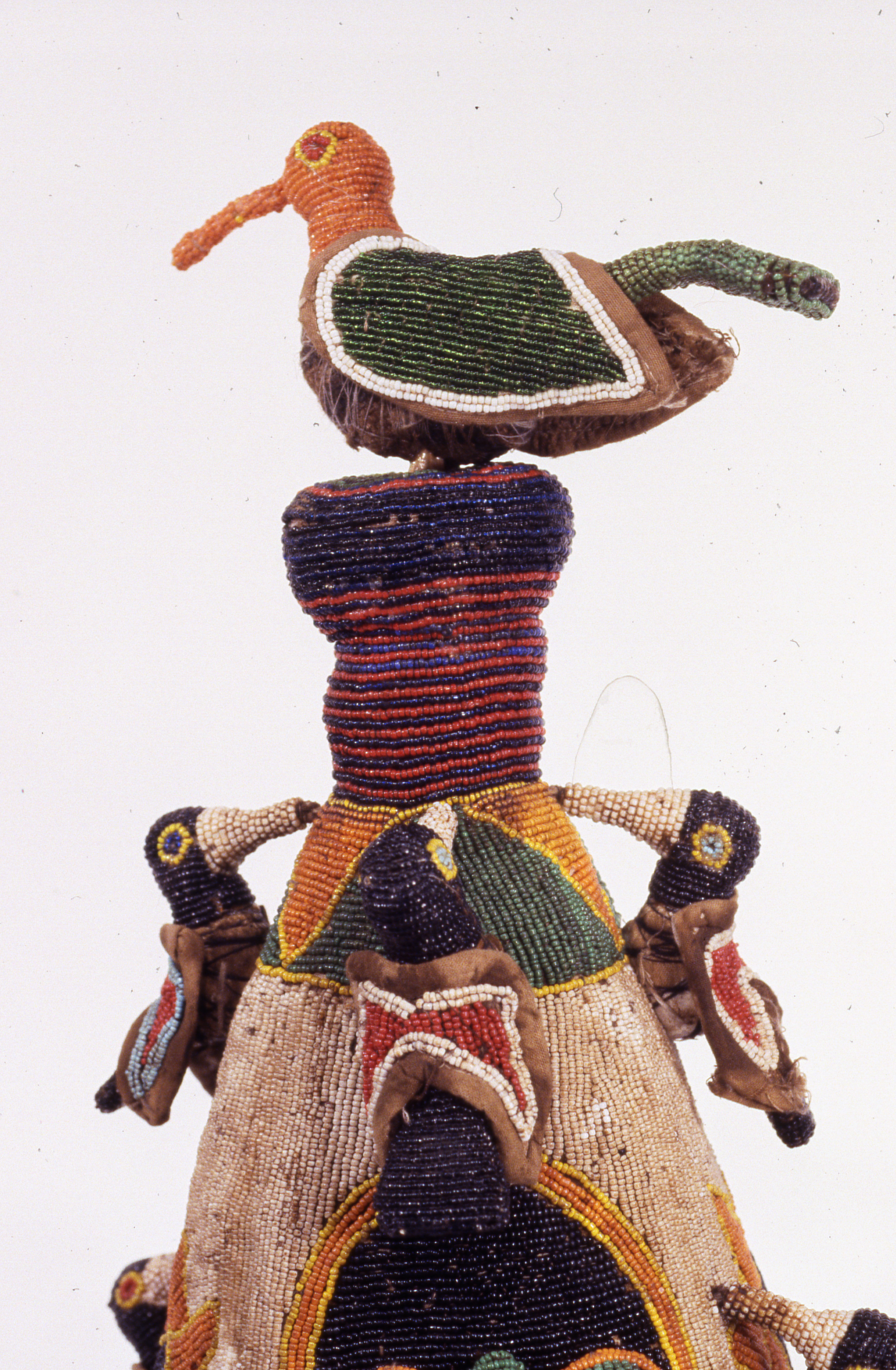 Detail of Yoruba Beaded Sculpture