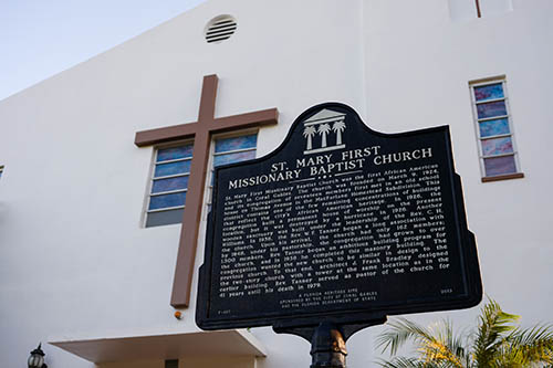 St. Mary’s Baptist Church, the first Baptist church in Coconut Grove