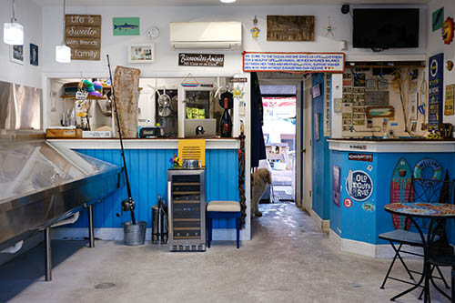 Inside View of Shore to Door Fish Market