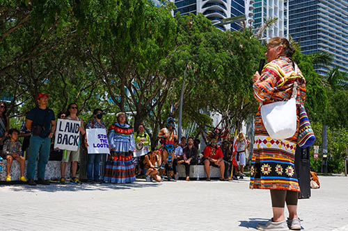 Betty Osceola in Downtown Miami