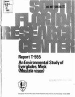 [1980] An Environmental Study of Everglades Mink (Mustela vison)