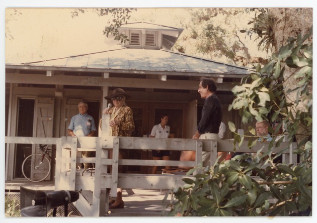 Marjory Stoneman Douglas speaking at an Arch Creek event