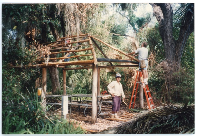 Framework of rebuilt of small Chickee