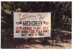 Semi-Annual Plant Sale sign, November 5, 1983