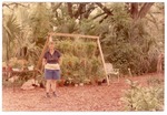 Vendor with Plants at Sale, May 1986