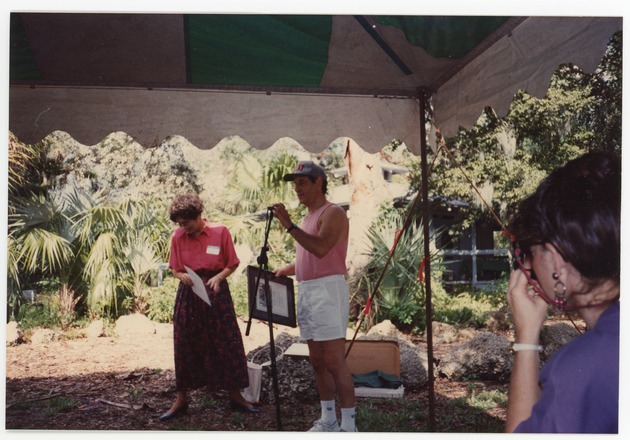 Harvey Ruvin and Brenda Marshall at Event in Arch Creek Park, January 1993
