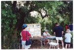 Native Plant Society Booth at Castellon Hammock, 2001