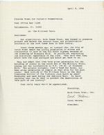 Letter from Carol Helene, Arch Creek Trust, to Florida Trust for Historic Preservation, April 8, 1994