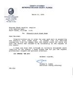 [1995-03-23] Letter from Thomas W. Logue, Assistant County Attorney, to Maureen Brody Harwitz, Esquire, March 23, 1995