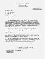 [1995-09-13] Letter from Maureen Harwitz to Darcee Siegel, City of North Miami Beach, September 13, 1995