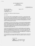 [1997-08-30] Letter from Maureen Harwitz to Howard B. Lenard, Esq. North Miami Beach City Hall, August 30, 1997