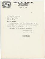 [1988-03-16] Letter from Ermel Kerkela, Vice President, to Lt. Colonel L.C. Barcena, J.R.O.T.C. Unit Jackson High School, March 16, 1988