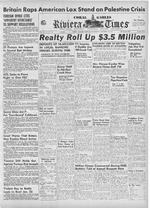 Coral Gables Riviera Times, 1949 - January 12