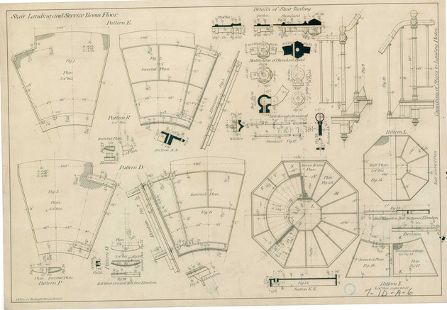 Stair Landing and Service Room Floor