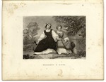Lithograph of Margaret and Dora