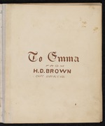 Dedication page