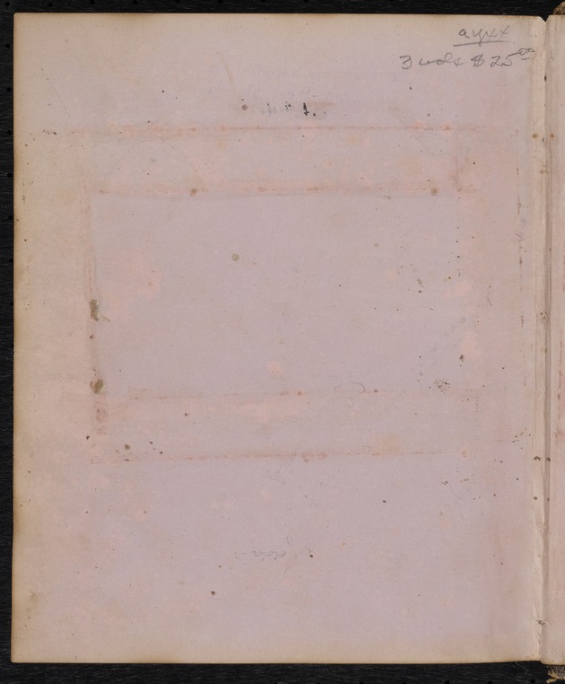Inner page with note on album price