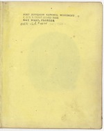Inner page with archive information stamp