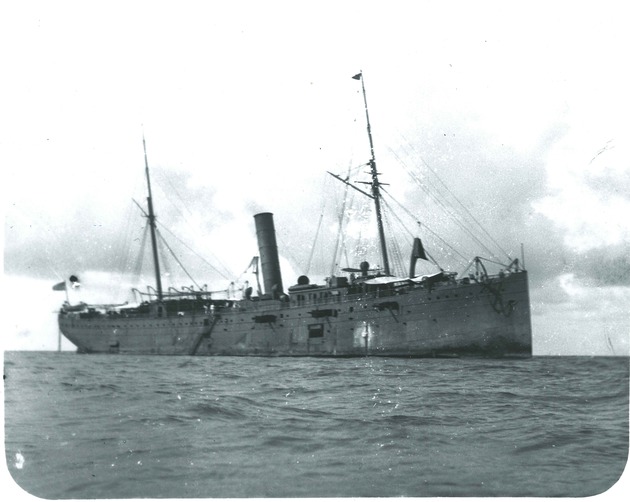 Unidentified ship